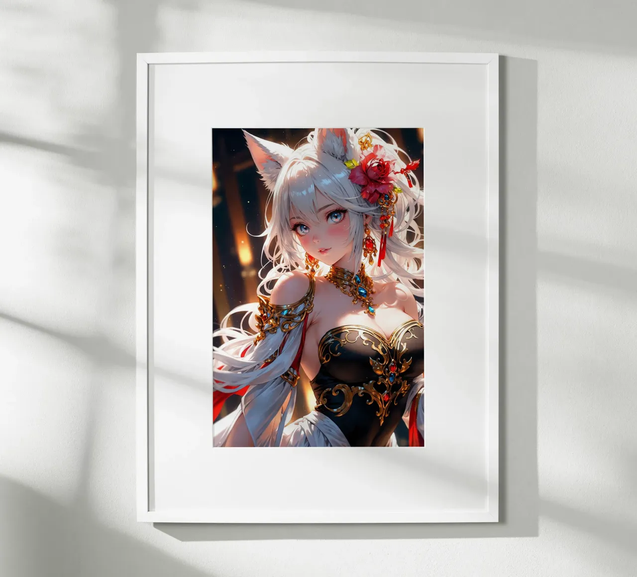 Bella ragazza Anime poster da Voxel Visionaries