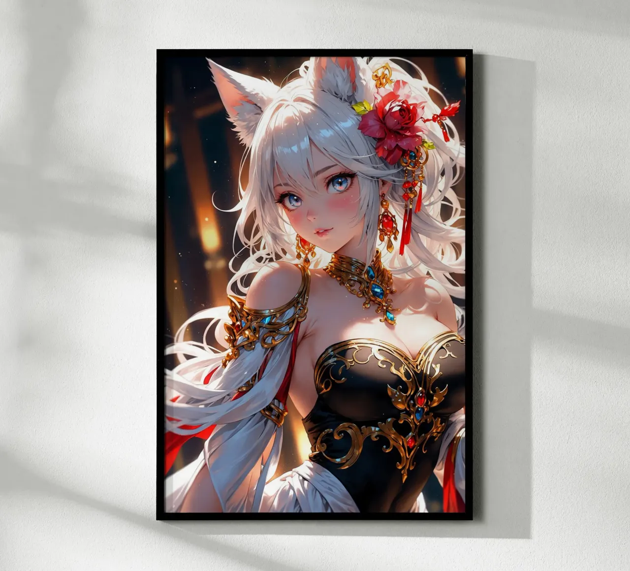 Bella ragazza Anime poster da Voxel Visionaries