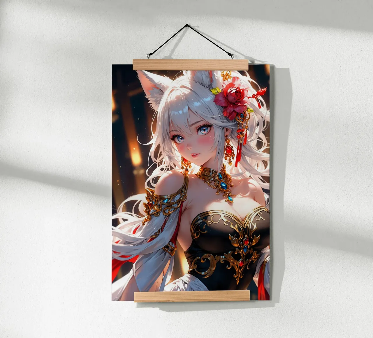 Bella ragazza Anime poster da Voxel Visionaries