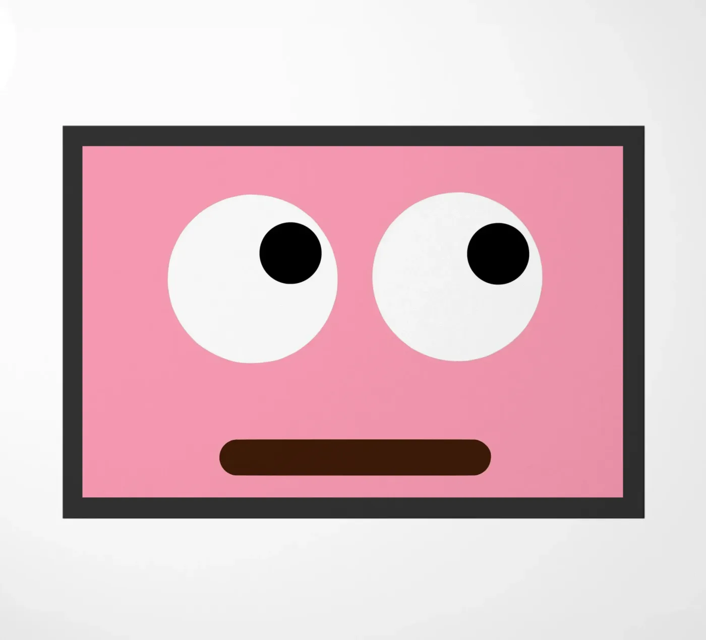 Nursery faces doormat by Little Dean