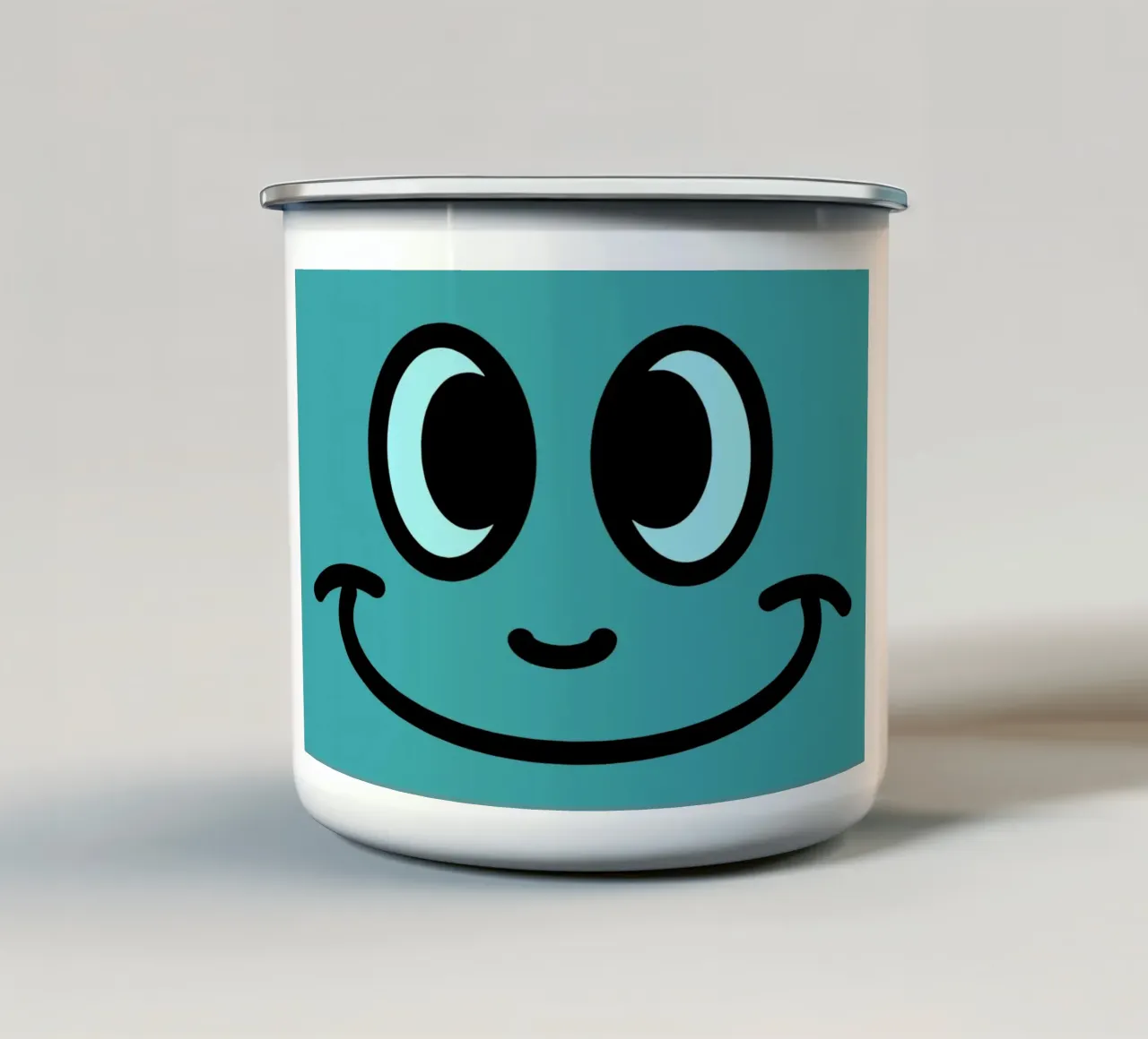 Facce da asilo nido 03 tazza in smalto da Little Dean