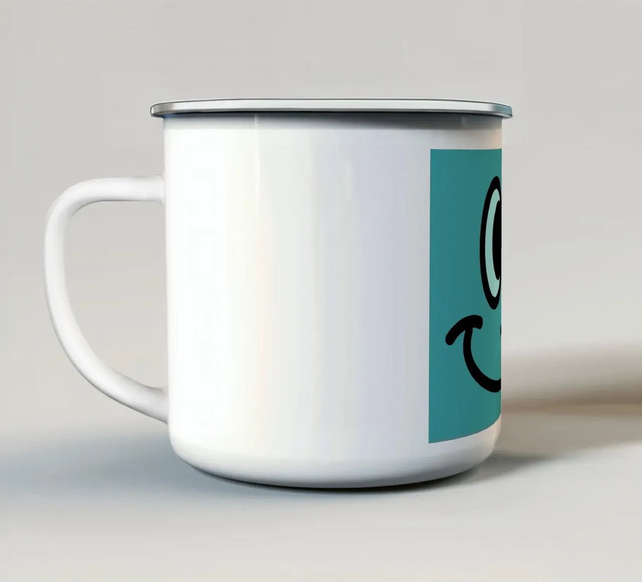 Facce da asilo nido 03 tazza in smalto da Little Dean