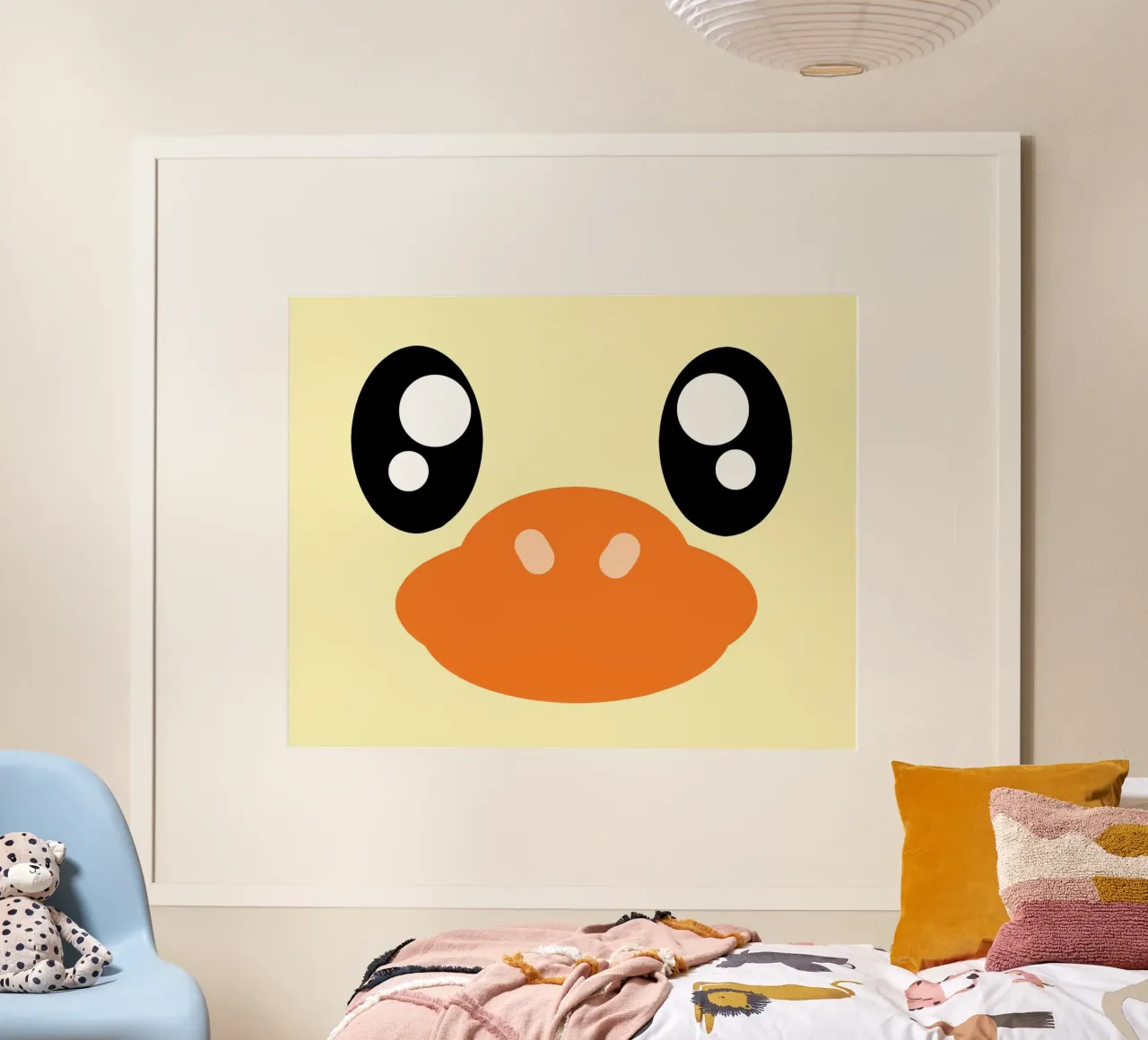 L'asilo nido affronta 05 poster con telaio in plastica da Little Dean