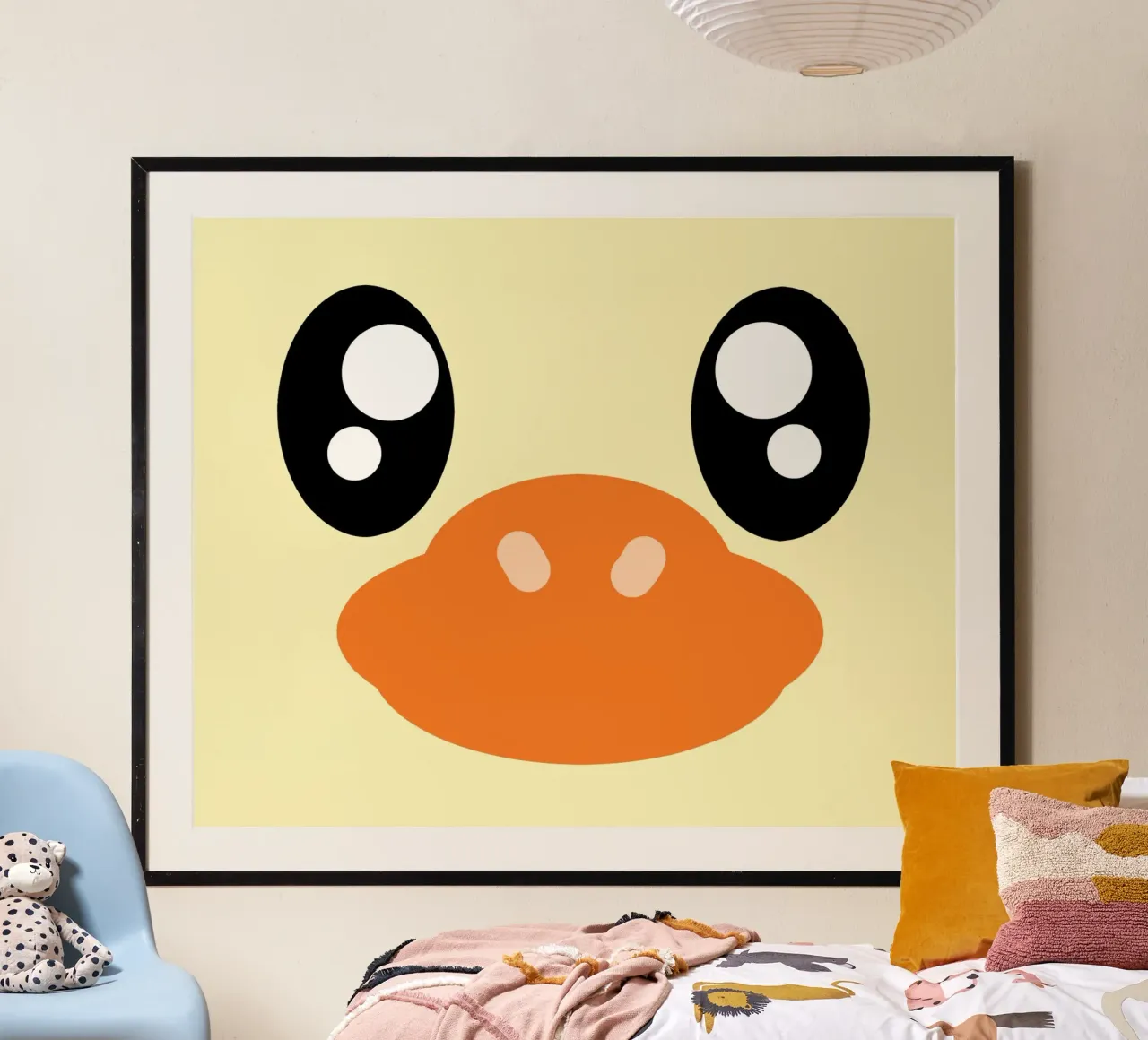 L'asilo nido affronta 05 poster con telaio in plastica da Little Dean