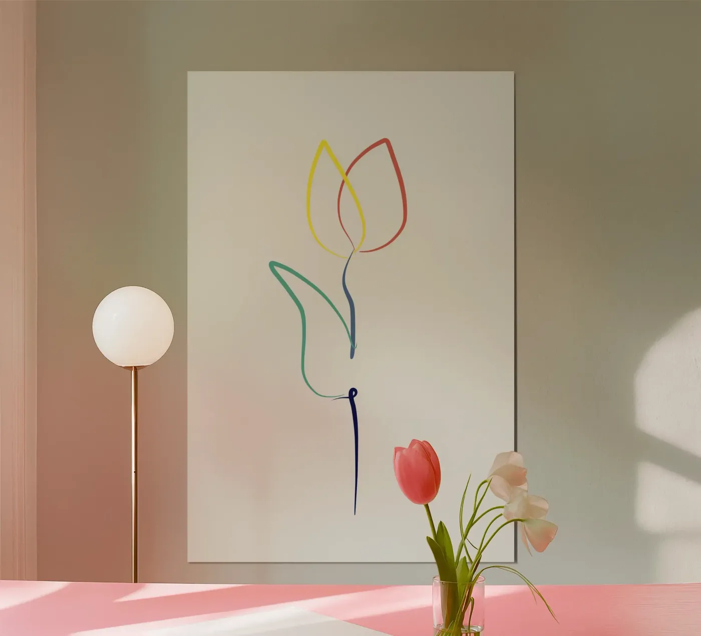 Lijnroos poster van Little Dean