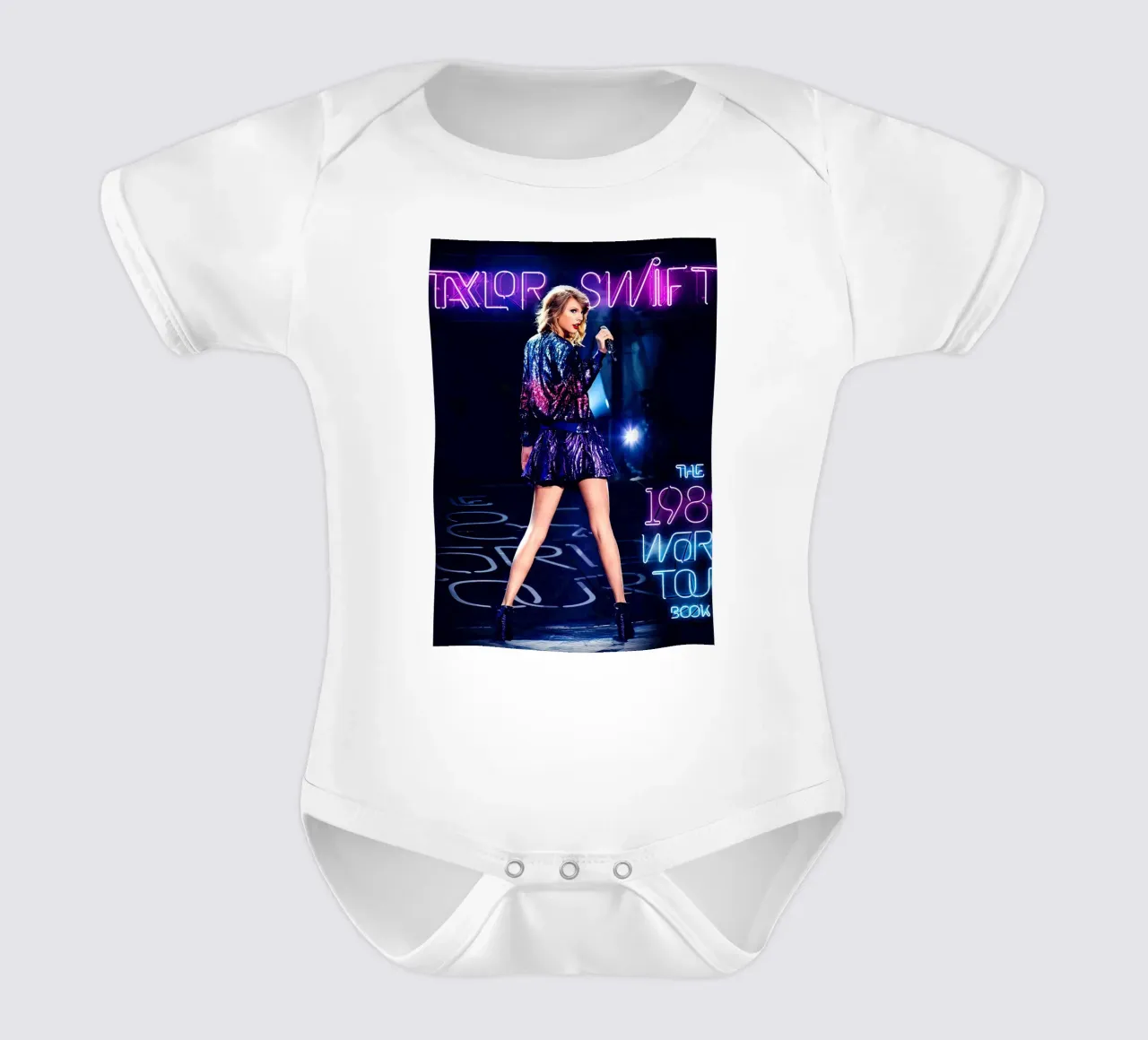 Taylor Swift al neon body neonato maniche corte da shiners