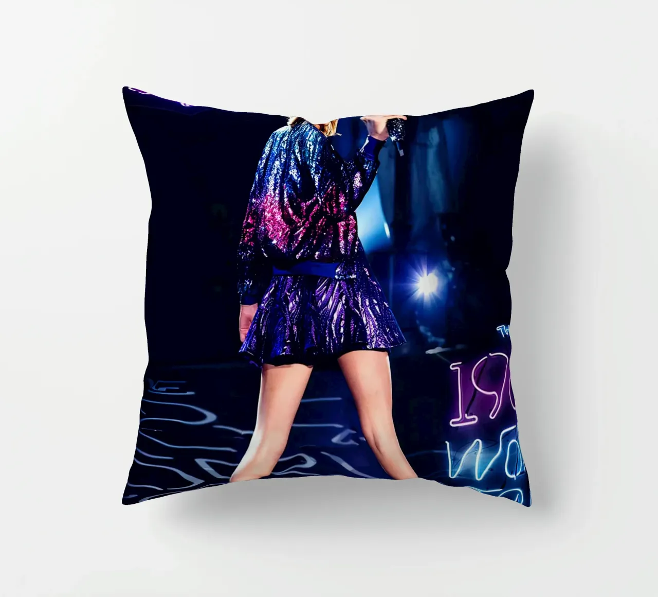 Taylor Swift al neon cuscino da shiners