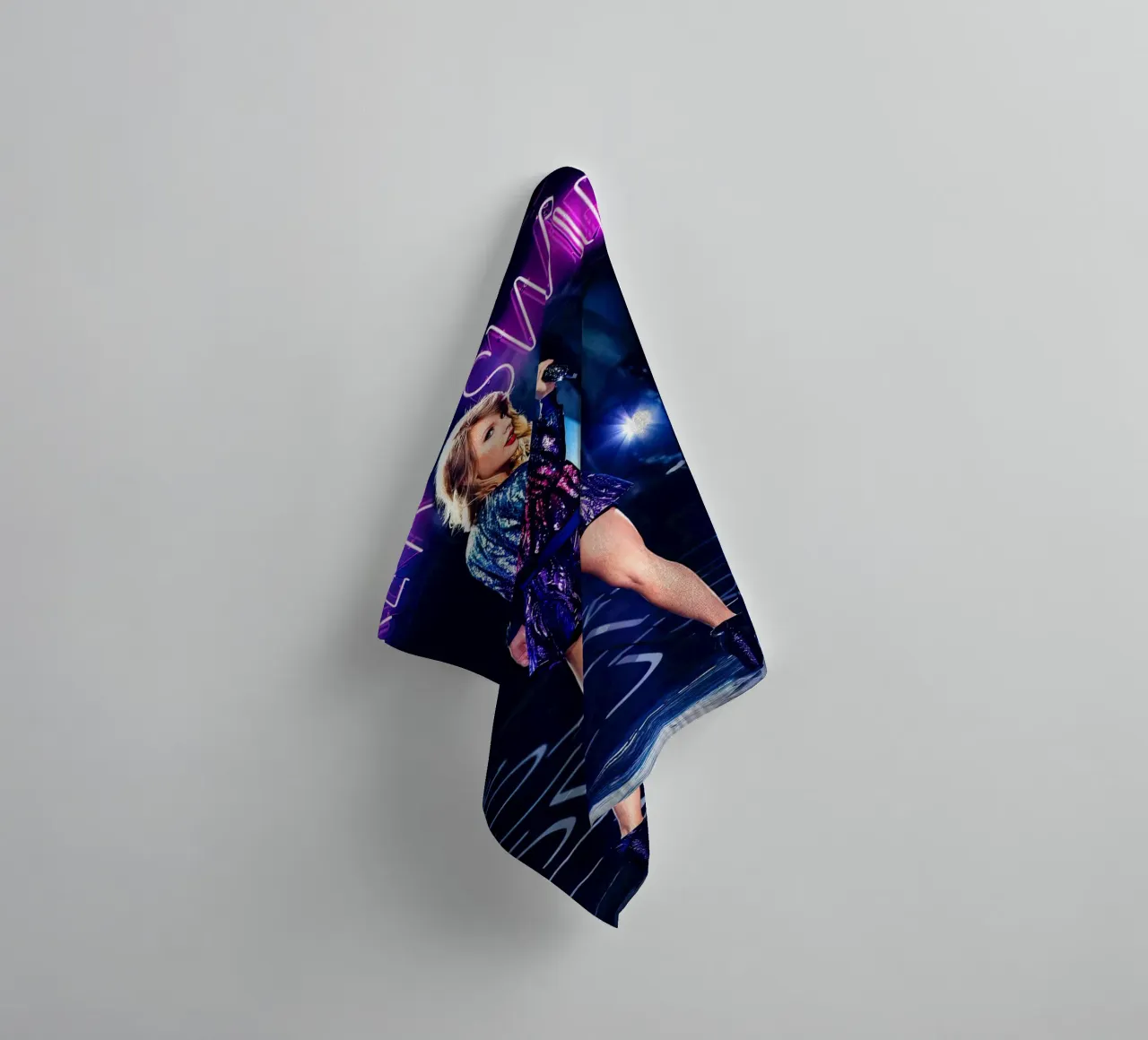 Taylor Swift al neon asciugamano da bagno da shiners