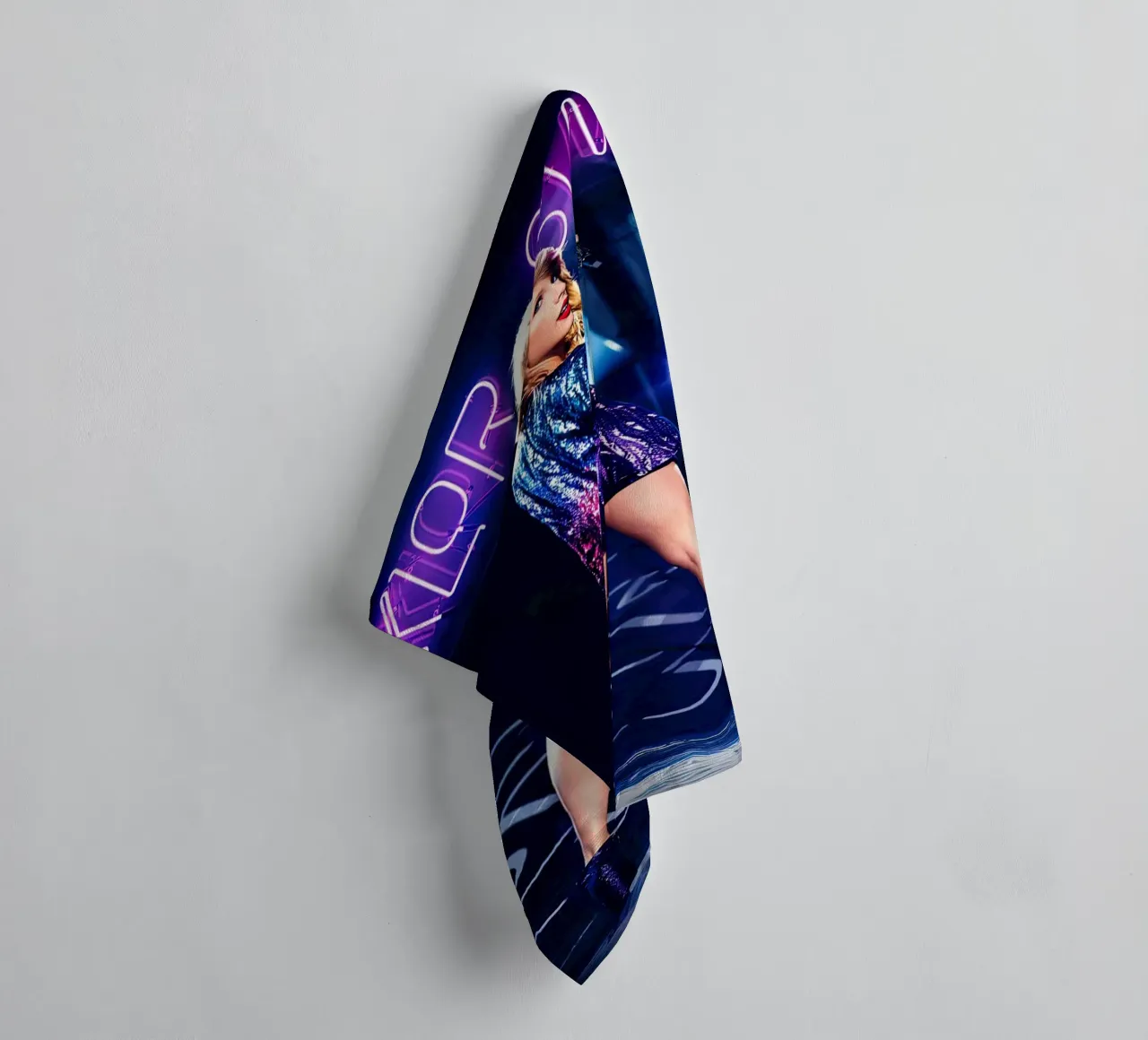 Taylor Swift al neon asciugamano da bagno da shiners