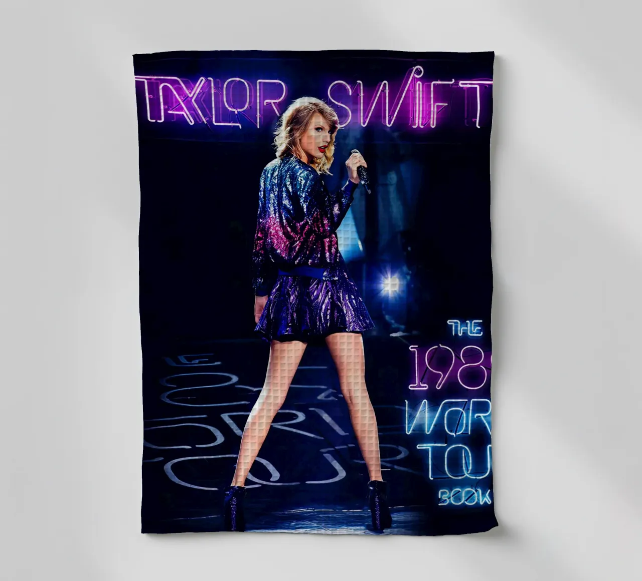 Taylor Swift al neon canovaccio da cucina da shiners