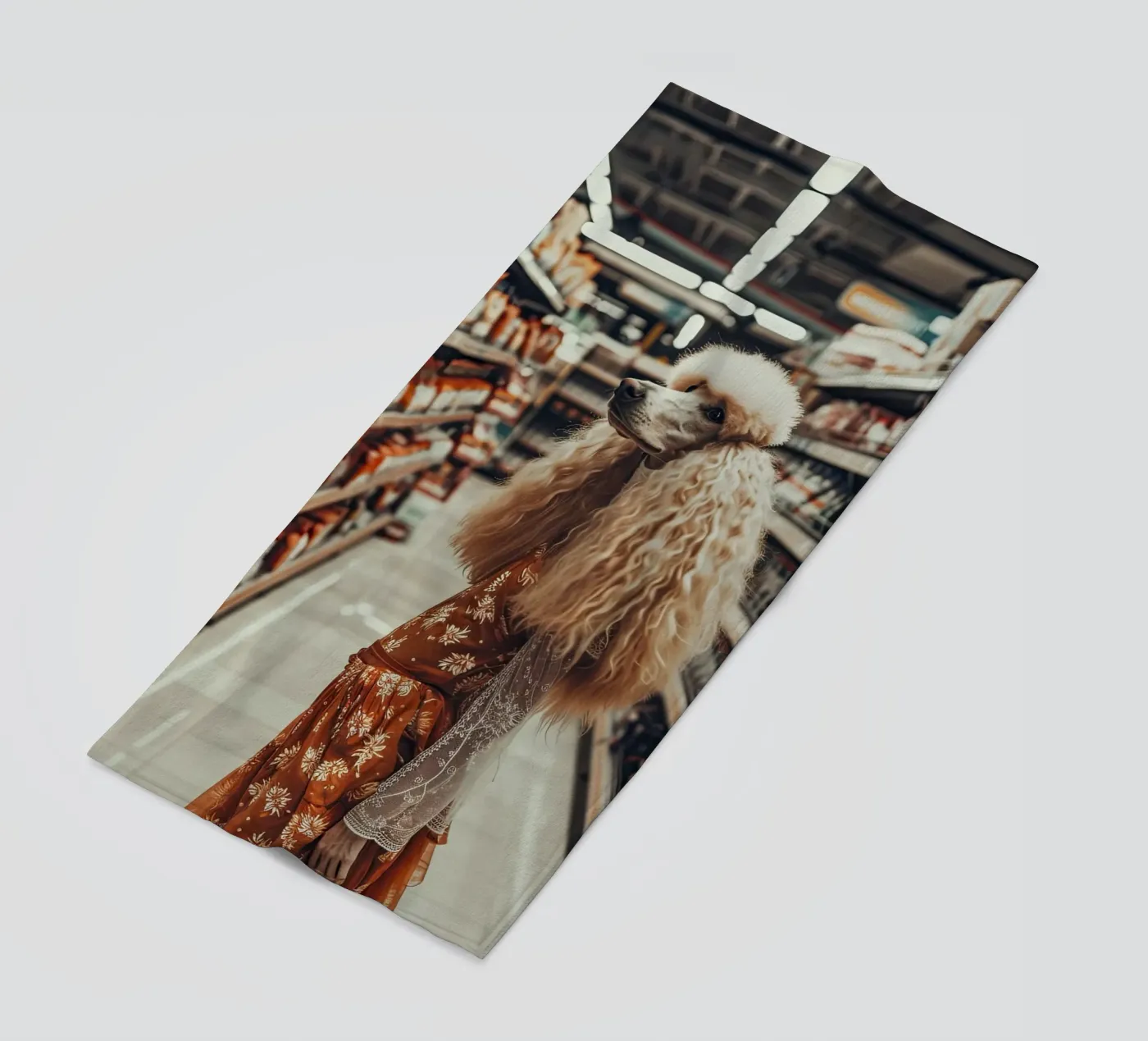 Ray Strandtuch von Affiches Chien Originales – Dogland
