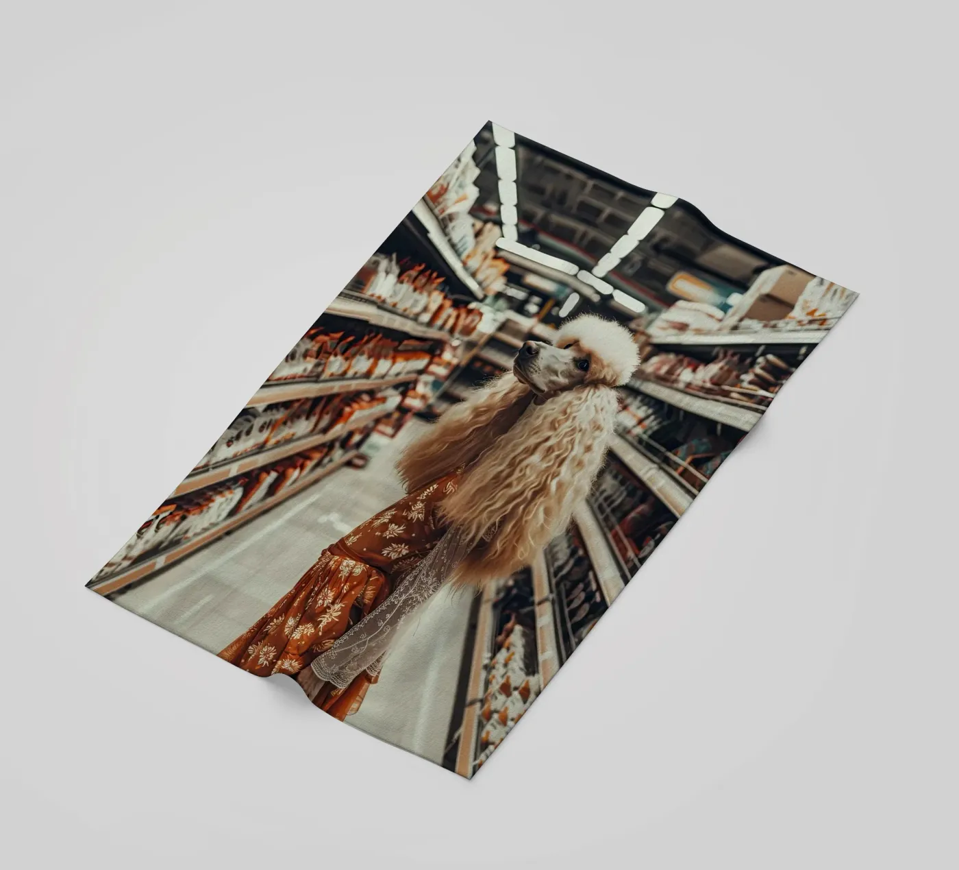 Ray Strandtuch von Affiches Chien Originales – Dogland