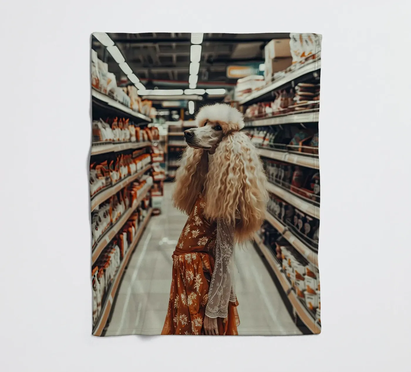 Ray Fleecedecke von Affiches Chien Originales – Dogland