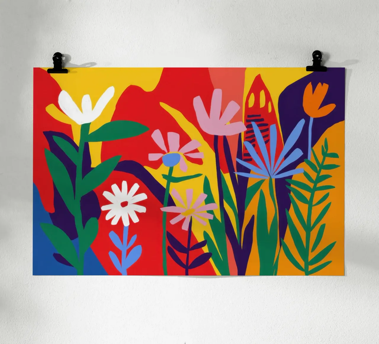 Un giardino di fiori selvatici stravagante poster da Enter Bloom