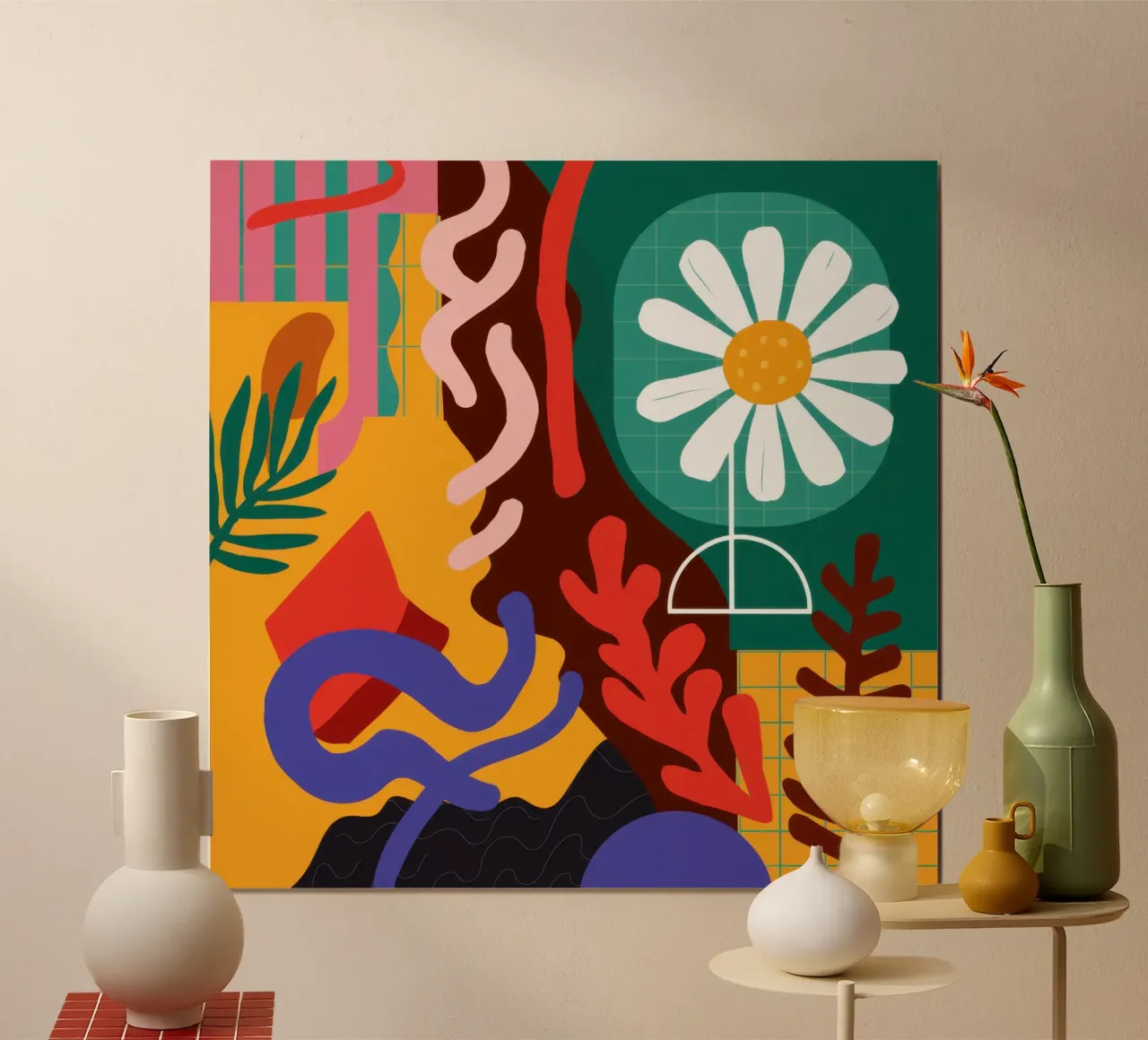 Caos Cromatico Margherita poster da Enter Bloom