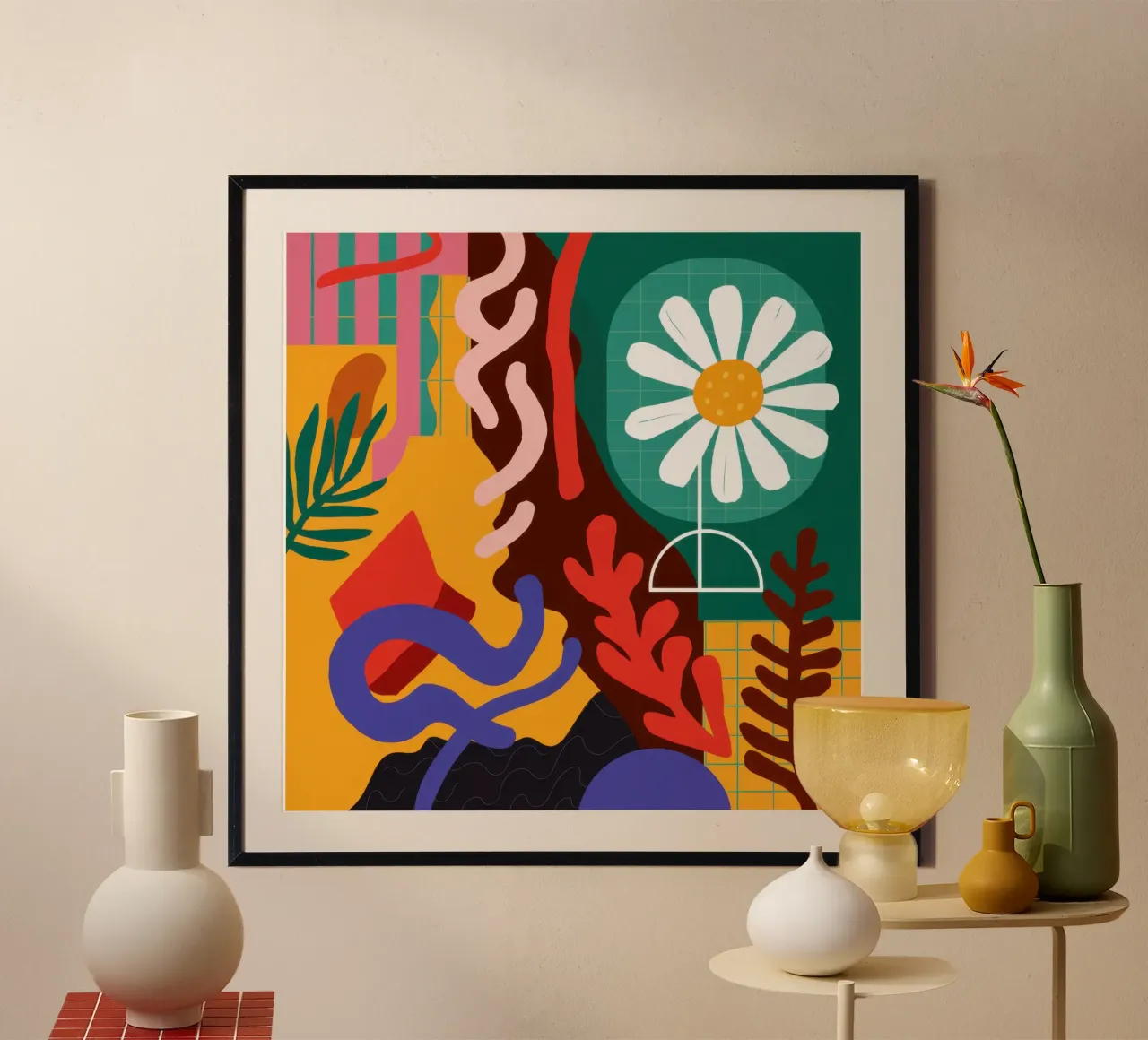 Caos Cromatico Margherita poster da Enter Bloom