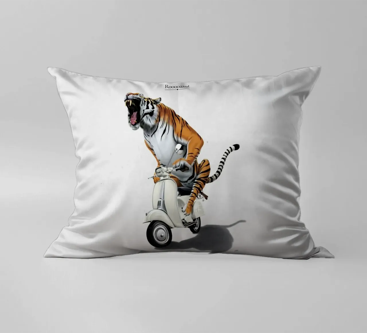 Rooooaaar! (Titled) cuscino da Rob Art | Illustration
