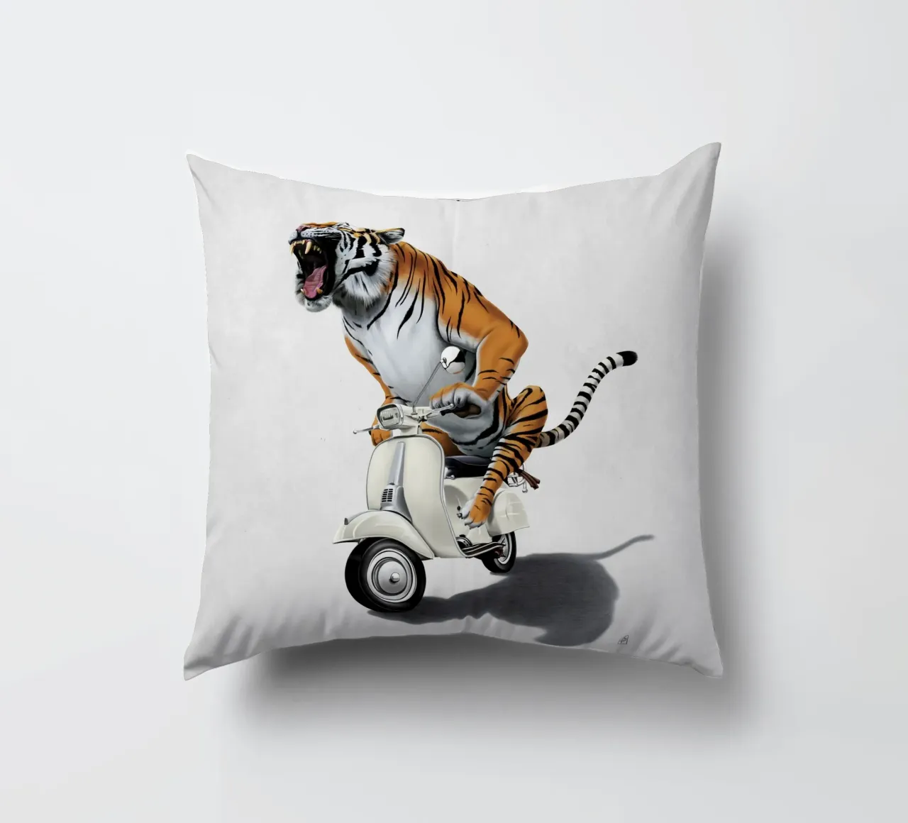 Rooooaaar! (Titled) cuscino da Rob Art | Illustration