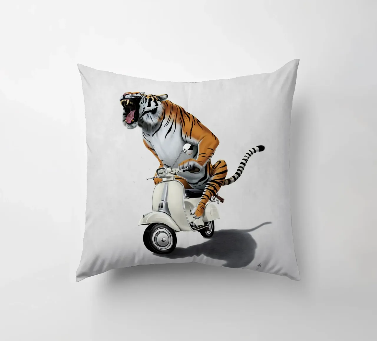 Rooooaaar! (Titled) cuscino da Rob Art | Illustration