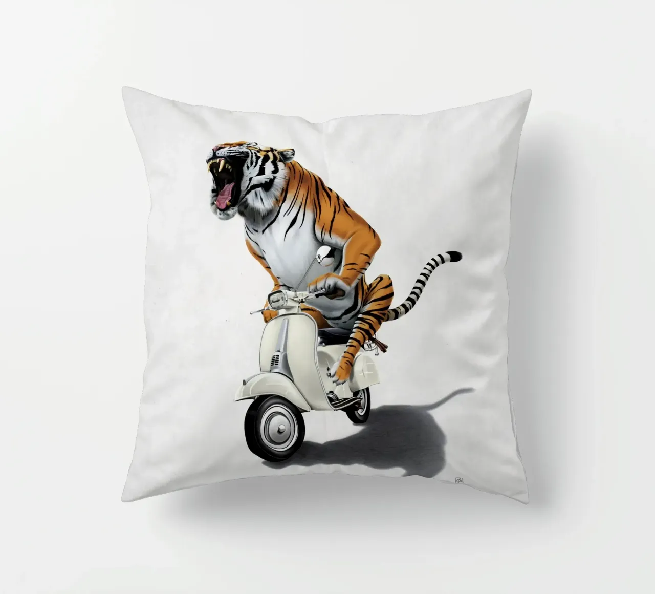 Rooooaaar! (Titled) cuscino da Rob Art | Illustration