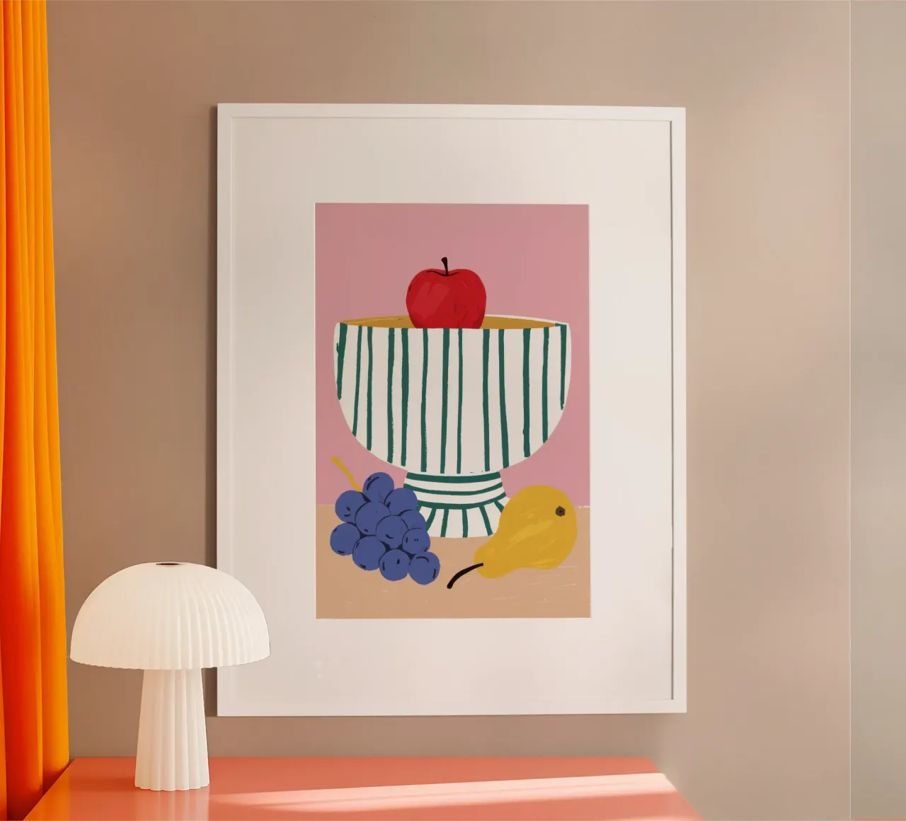 Vaso a righe Stillness poster da Enter Bloom
