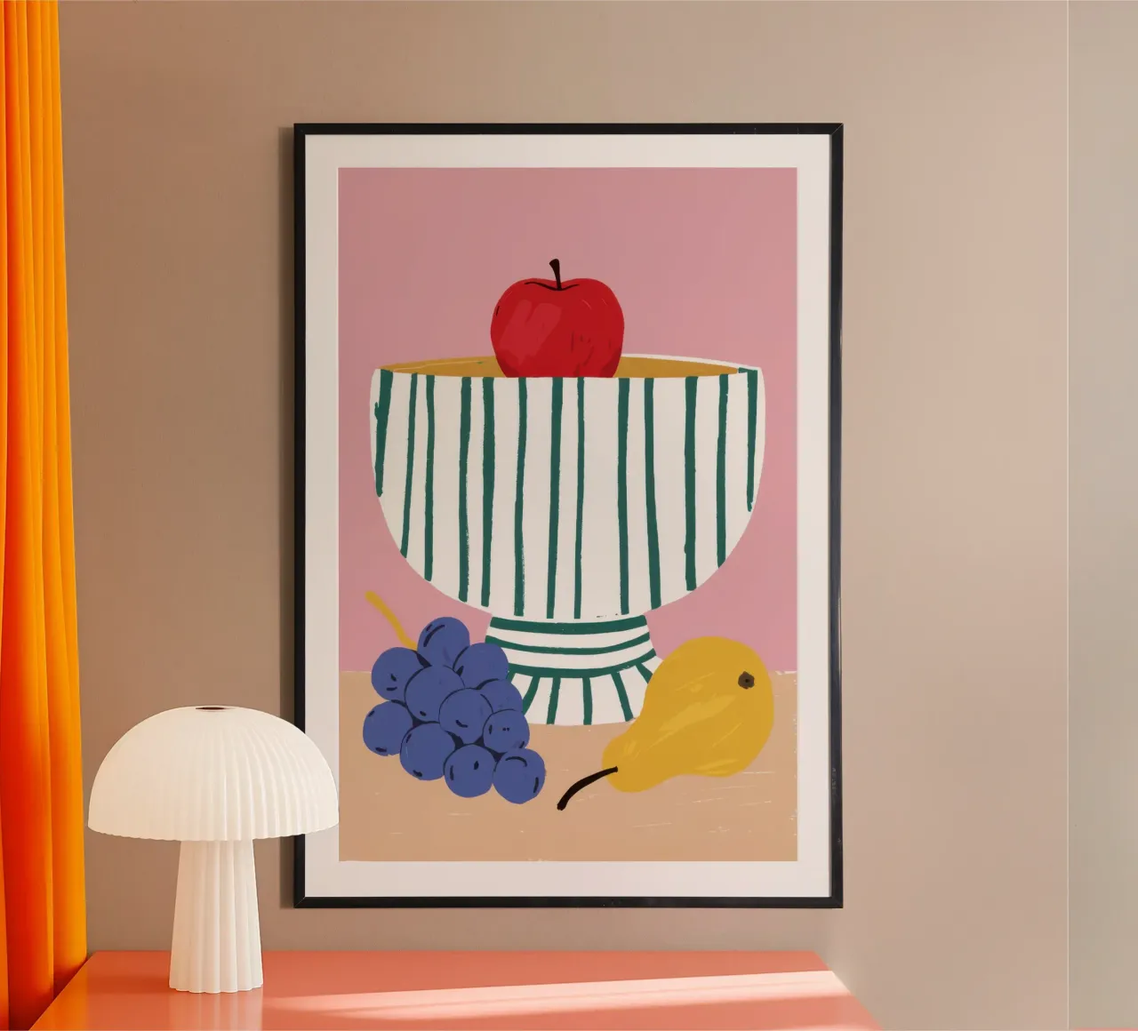 Vaso a righe Stillness poster da Enter Bloom