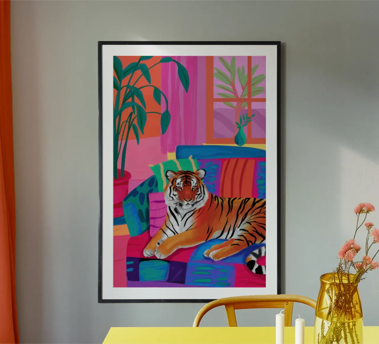 Riposo della tigre regale poster da Moon Revolver