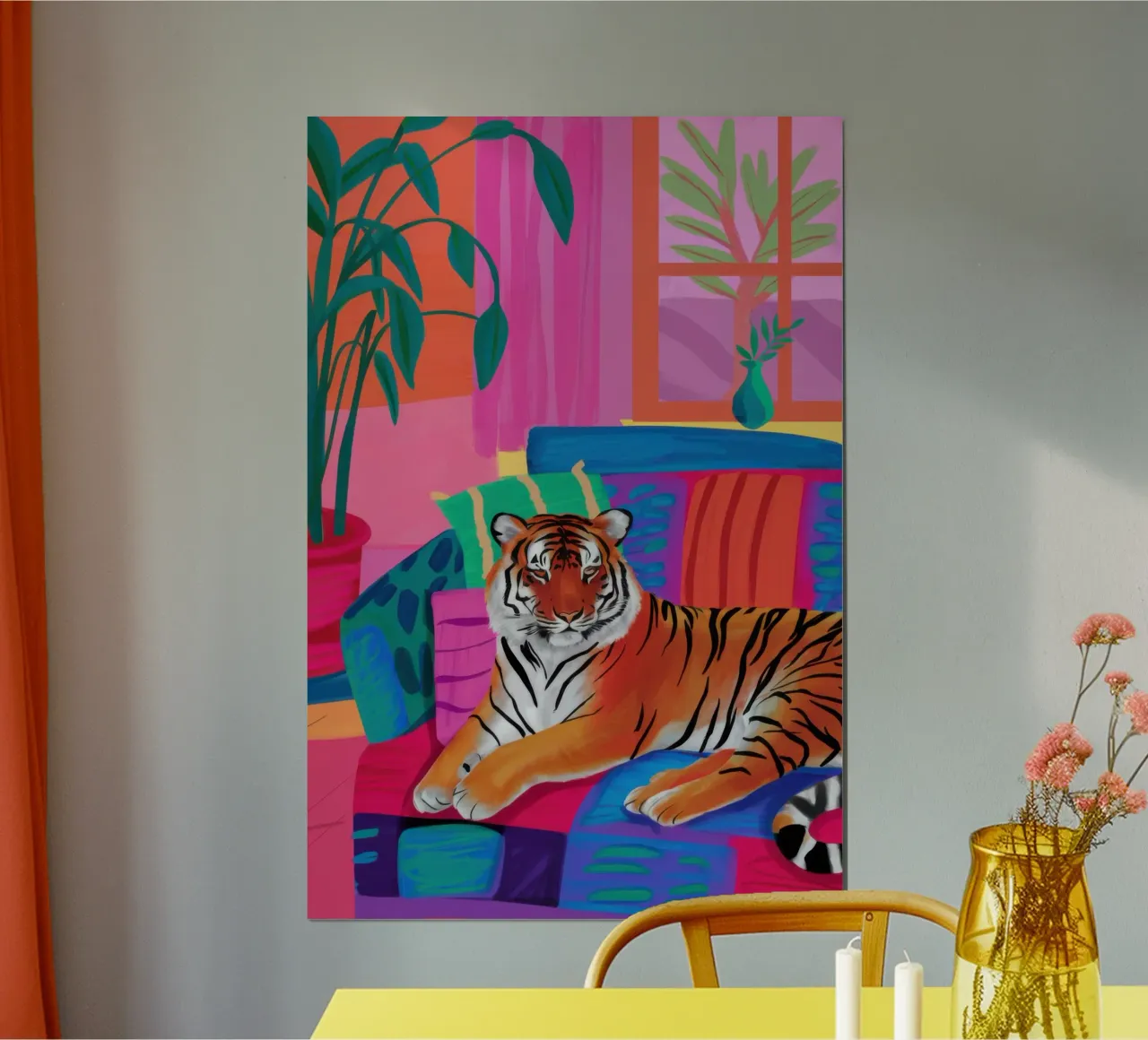 Riposo della tigre regale poster da Moon Revolver