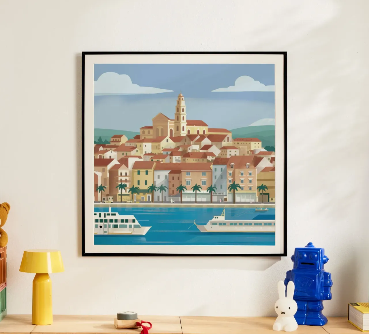 Serenità del porto storico poster da Orchid Patina