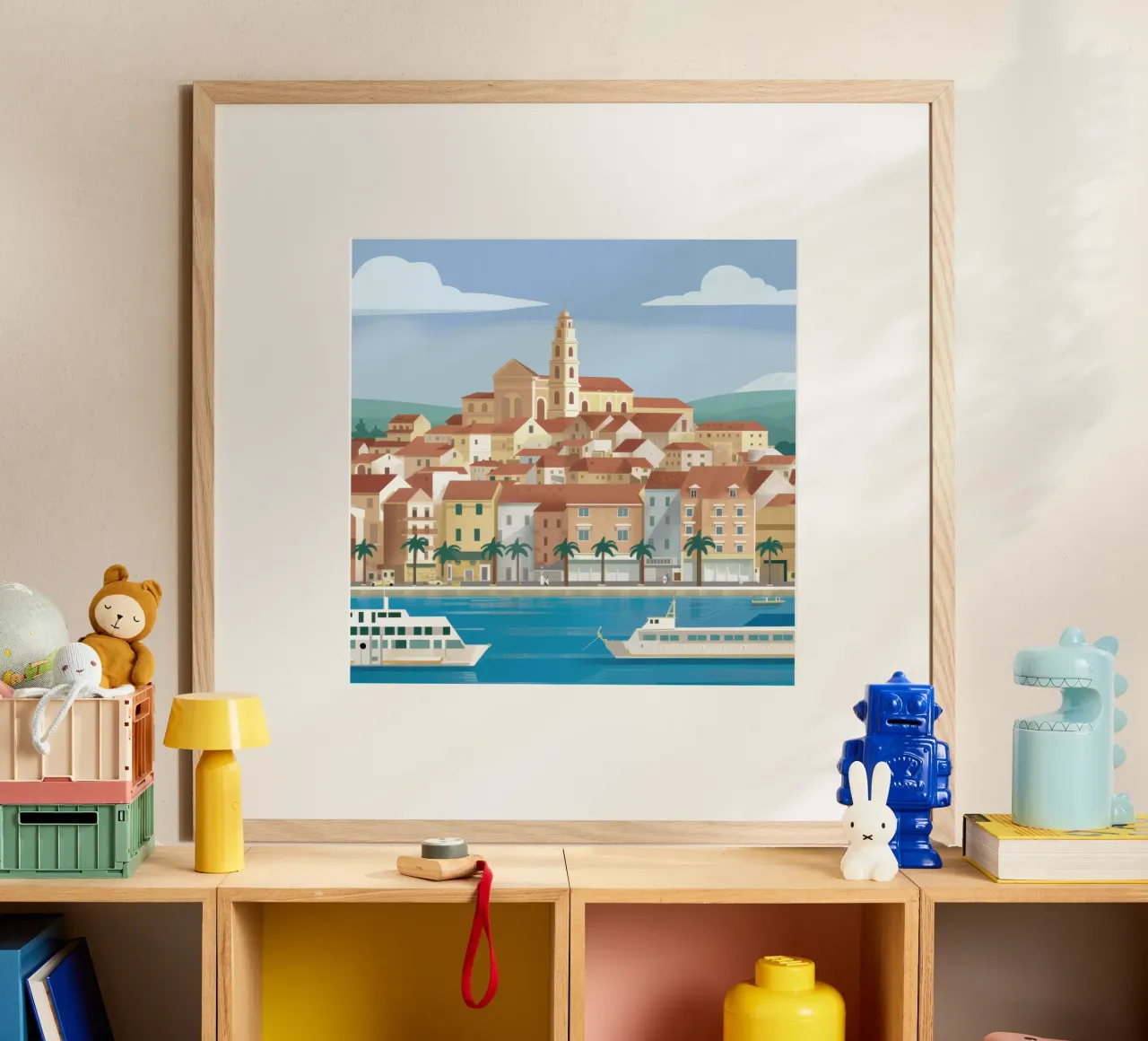 Serenità del porto storico poster da Orchid Patina