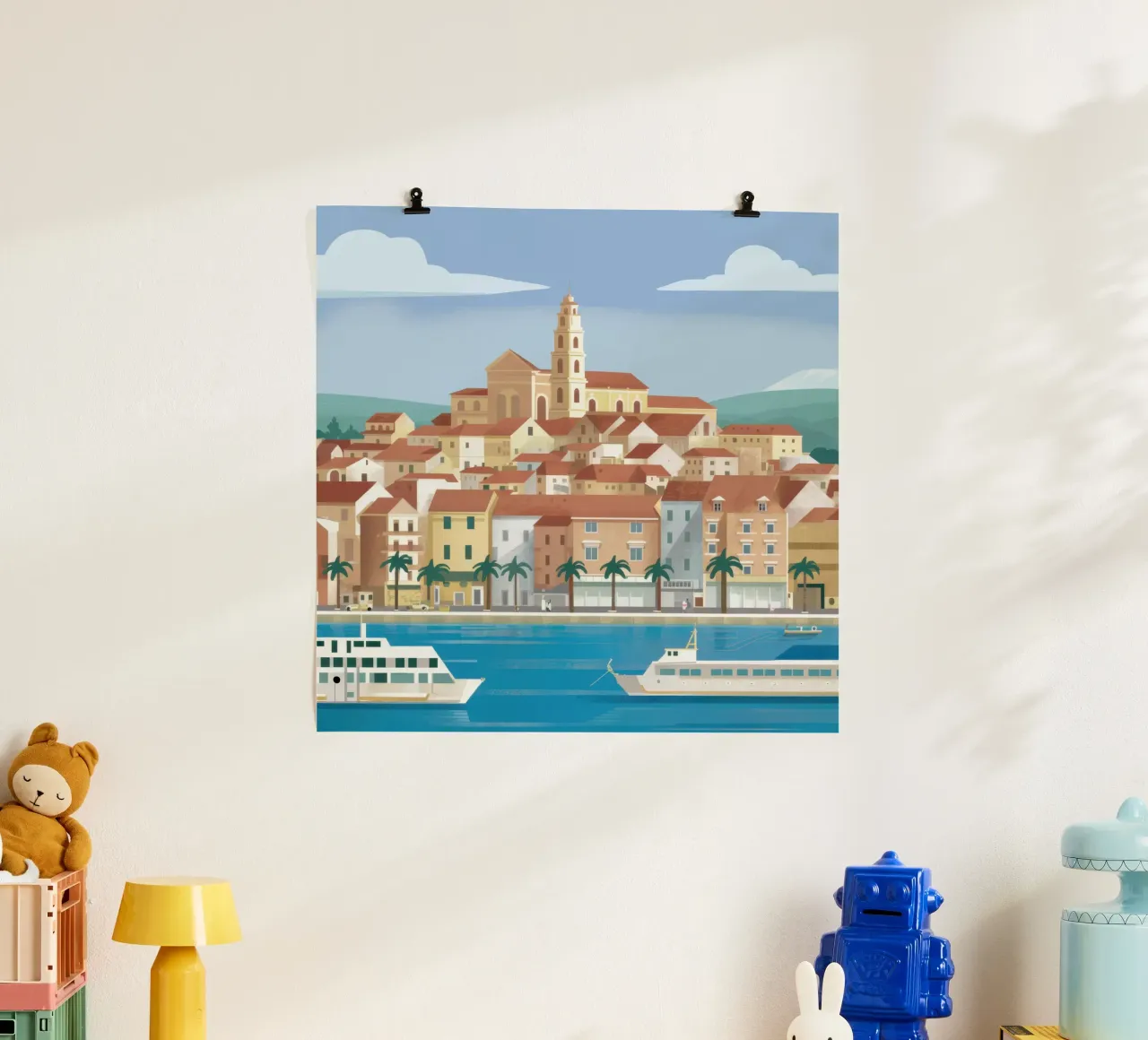 Serenità del porto storico poster da Orchid Patina