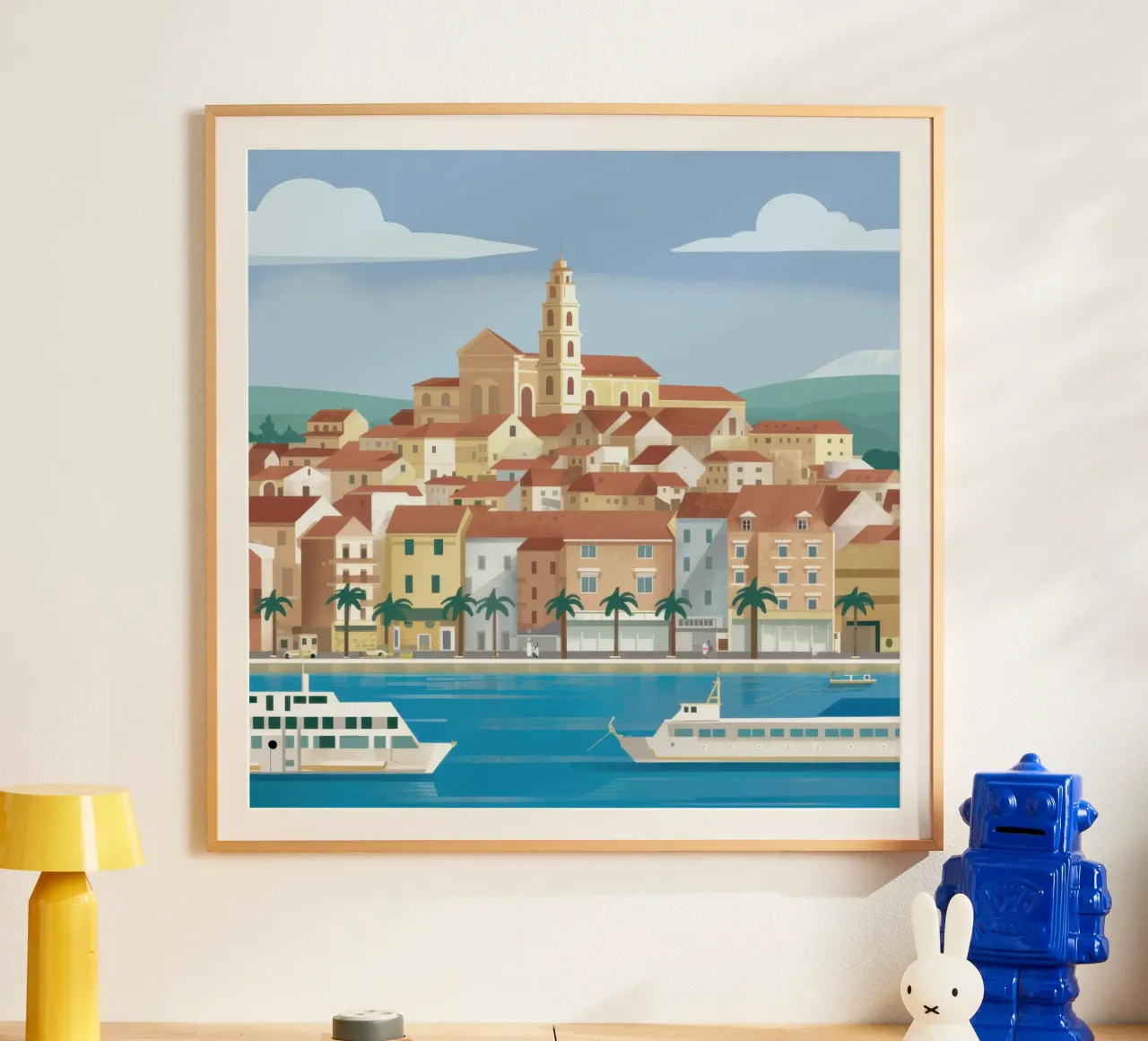 Serenità del porto storico poster da Orchid Patina
