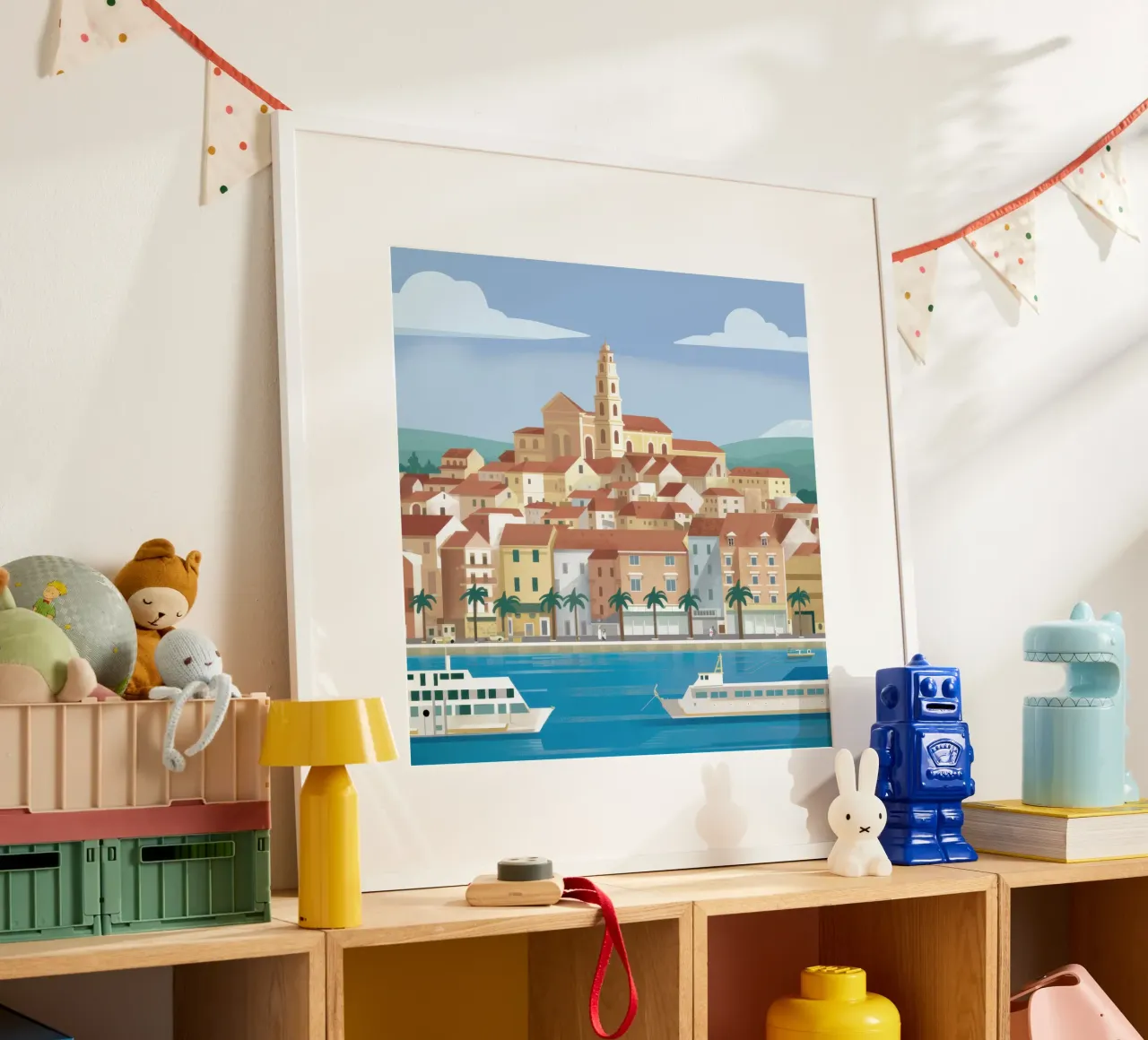 Serenità del porto storico poster da Orchid Patina