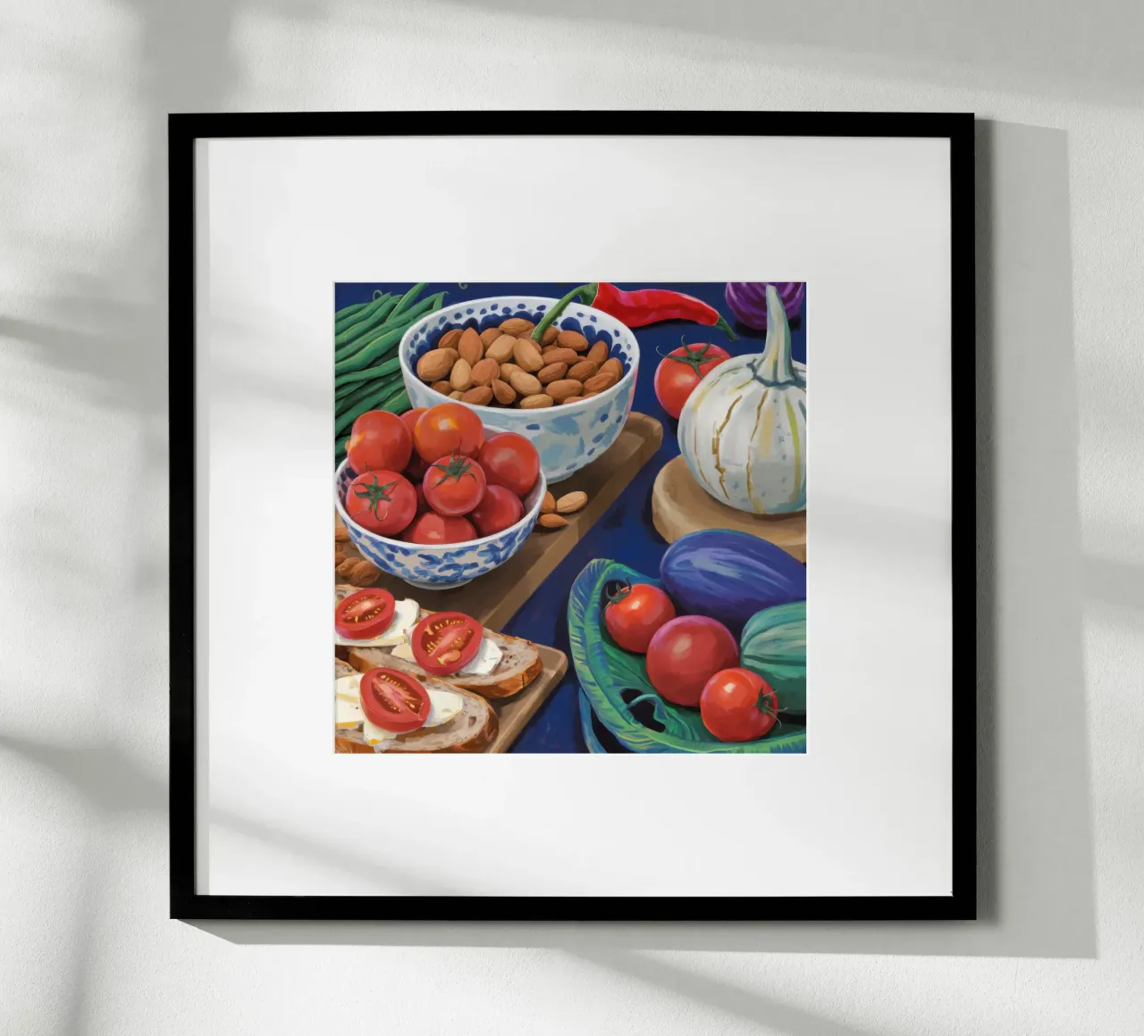 Raccolta mediterranea Quiete poster con telaio in plastica da Sure Paint