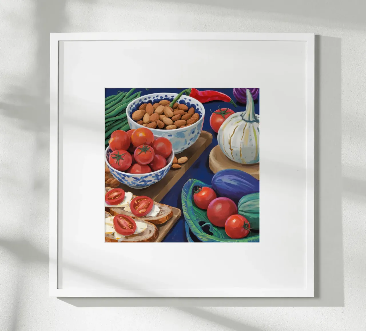 Raccolta mediterranea Quiete poster con telaio in plastica da Sure Paint