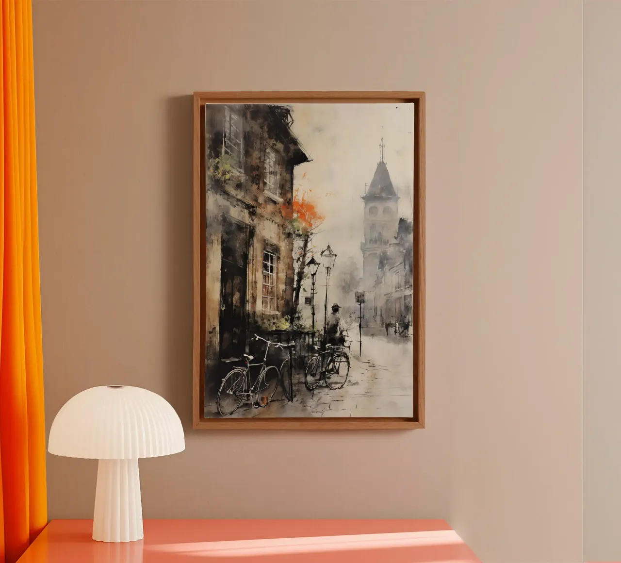 Nostalgia tela con Cornice a cassetta da Artsy Bessy