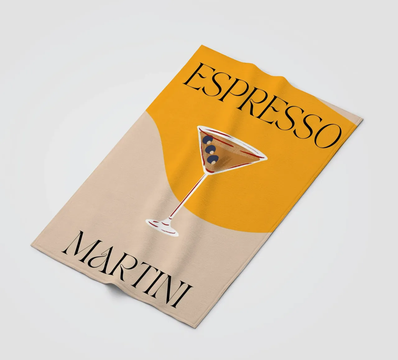 Espresso Martini | Print | Digital Art | Drinks | Weekend coperta in pile da PrintCessStudio