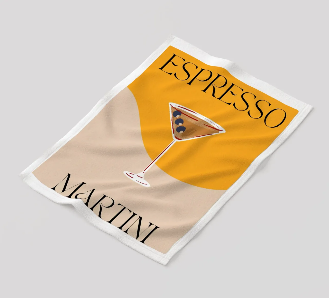Espresso Martini | Print | Digital Art | Drinks | Weekend coperta in pile da PrintCessStudio