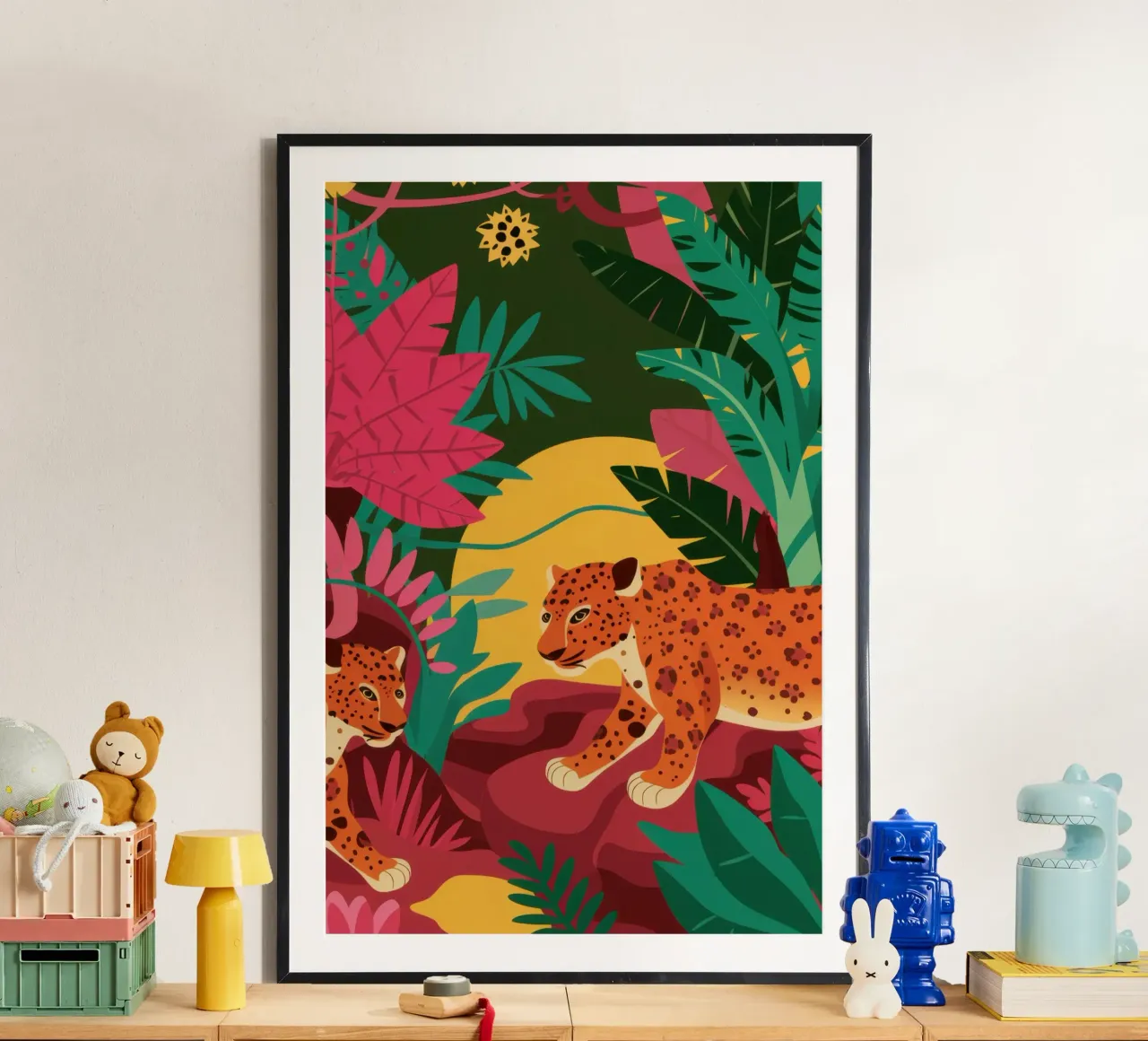 Lebendiger versteckter Dschungel Poster von Moon Revolver
