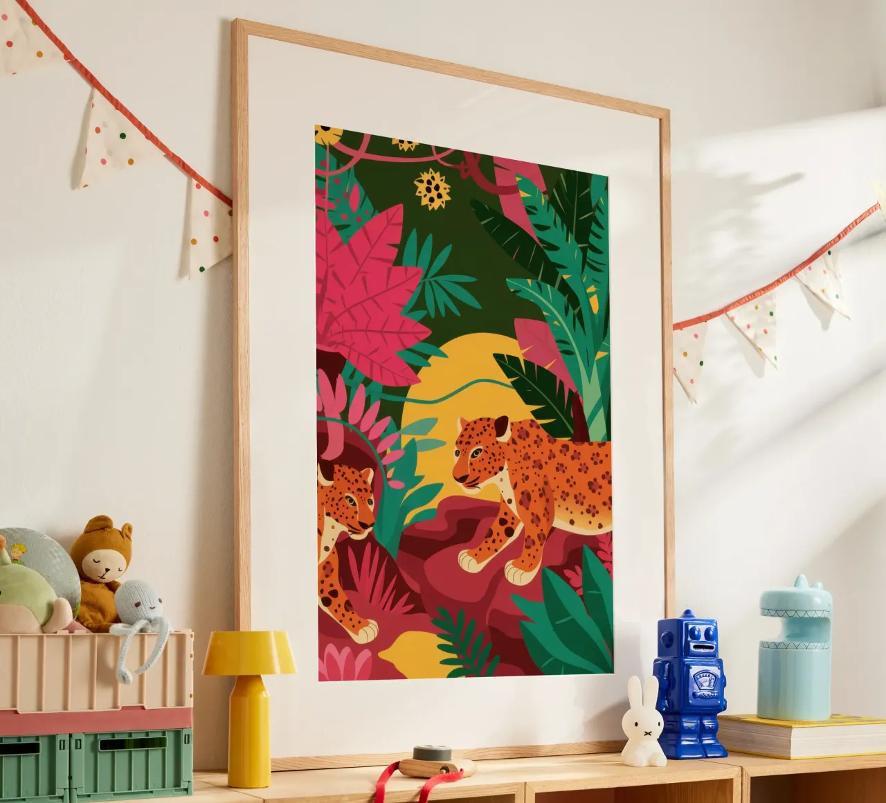 Lebendiger versteckter Dschungel Poster von Moon Revolver