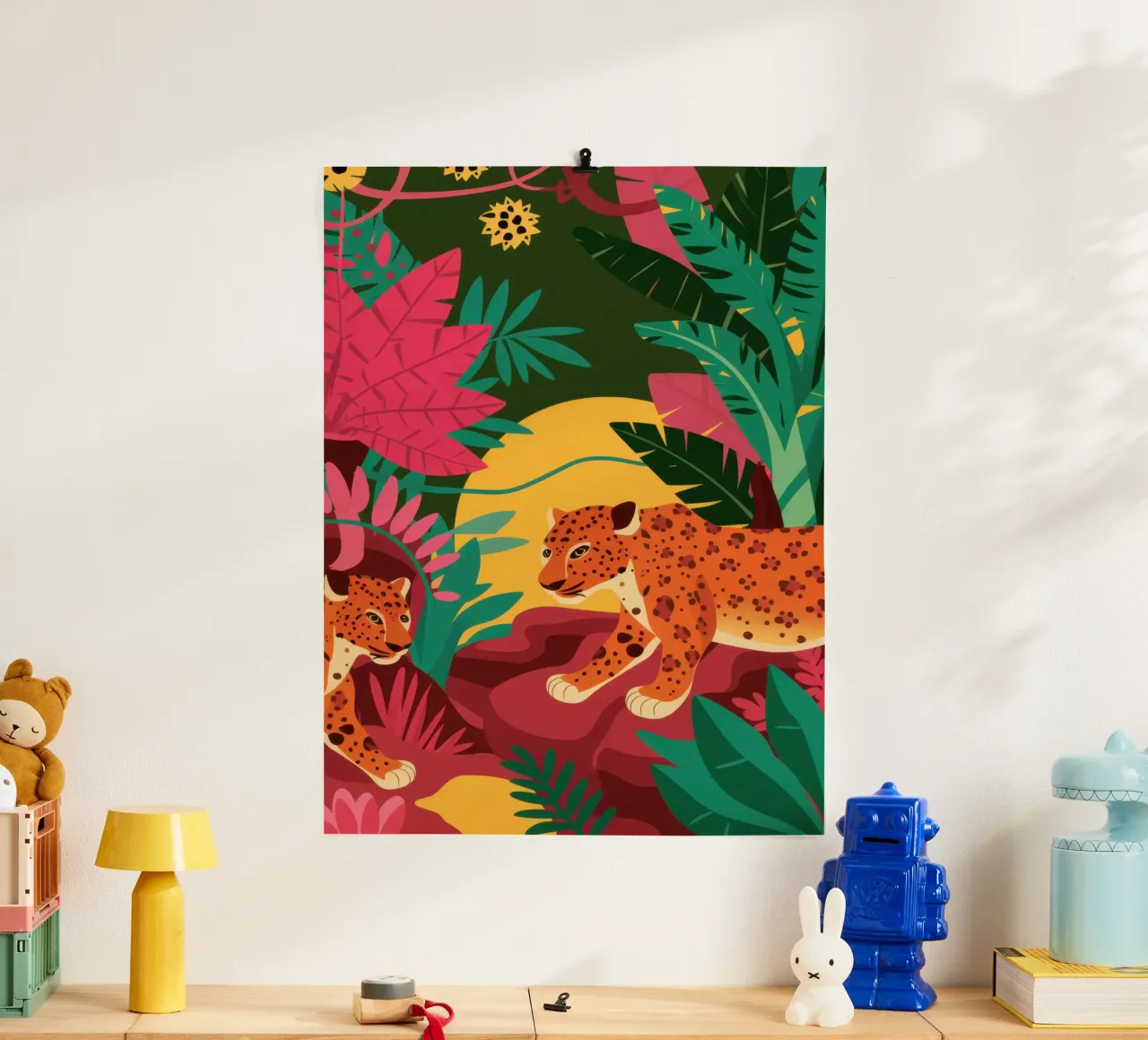 Lebendiger versteckter Dschungel Poster von Moon Revolver