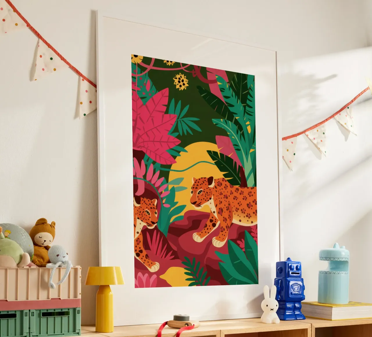 Lebendiger versteckter Dschungel Poster von Moon Revolver