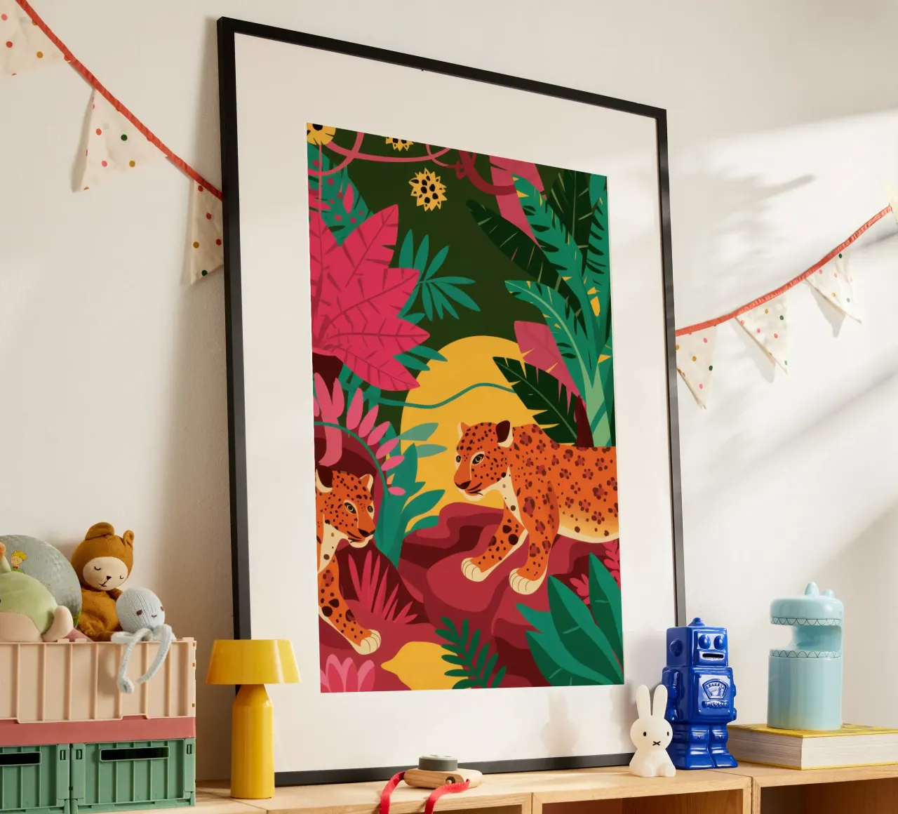 Lebendiger versteckter Dschungel Poster von Moon Revolver