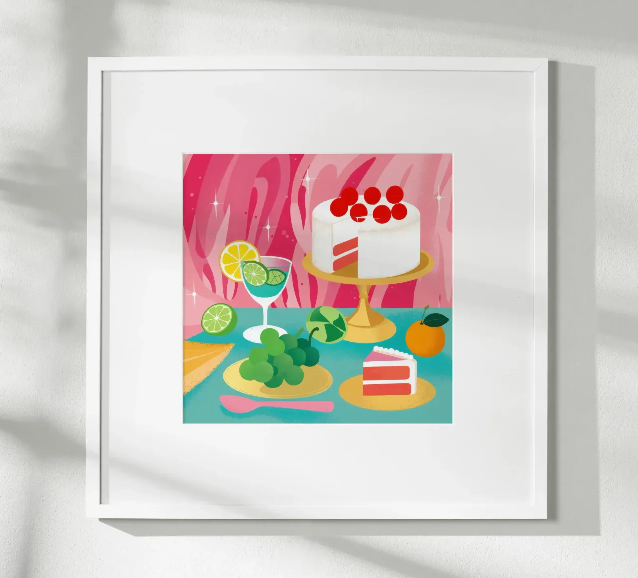 Celebrazione del lime dolce poster da Sure Paint