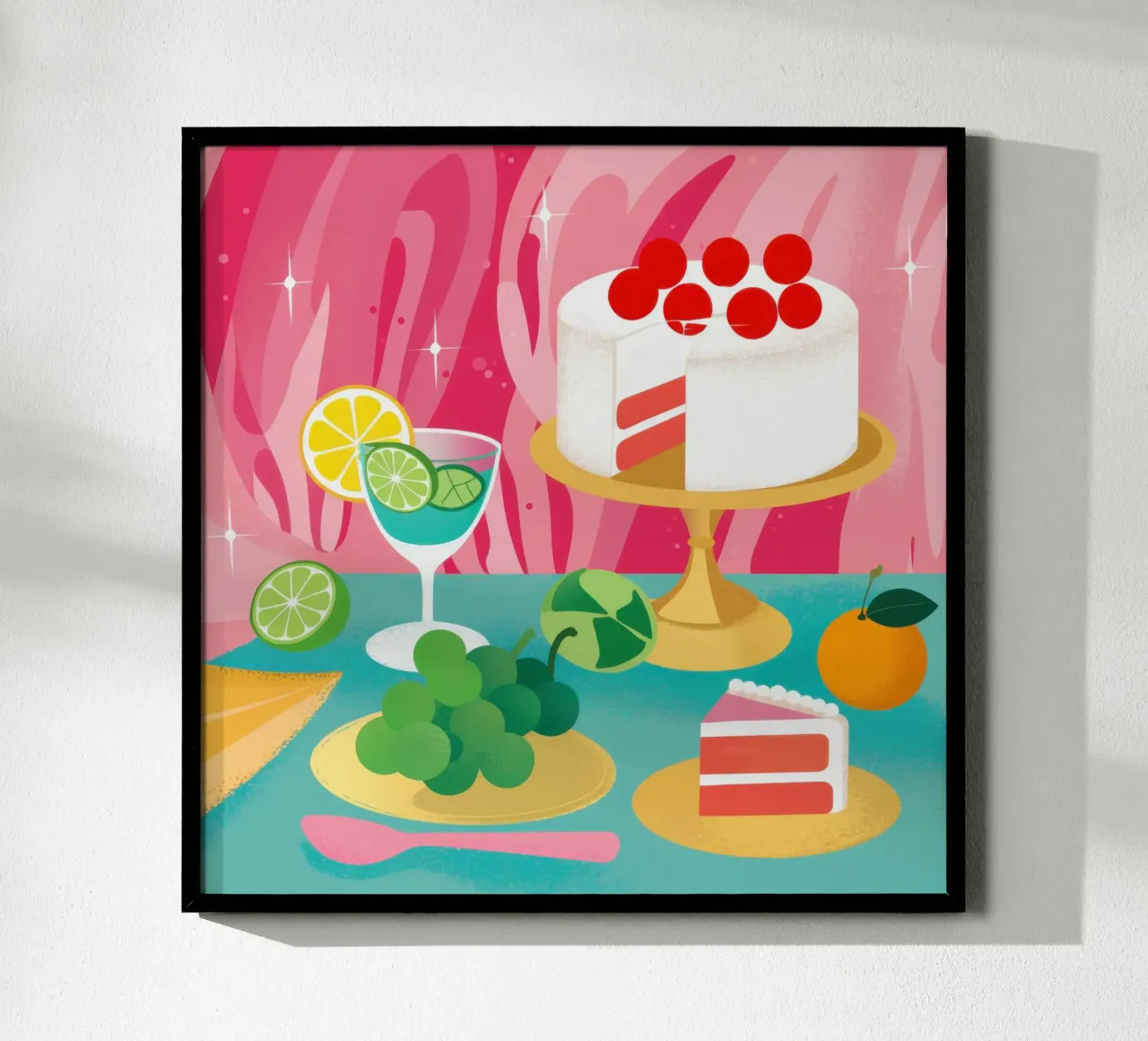 Celebrazione del lime dolce poster da Sure Paint