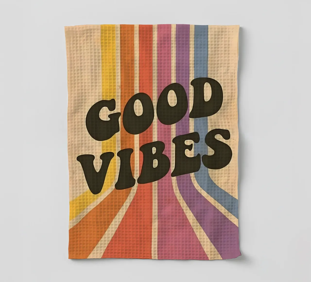 GOOD VIBES canovaccio da cucina da Type & Tape