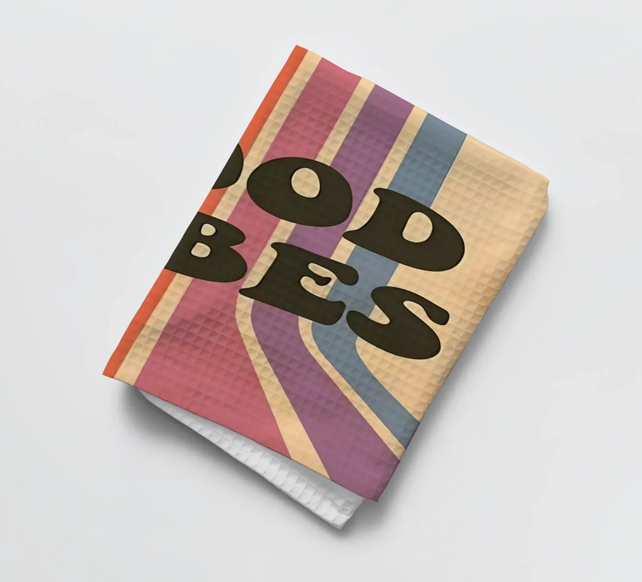 GOOD VIBES canovaccio da cucina da Type & Tape