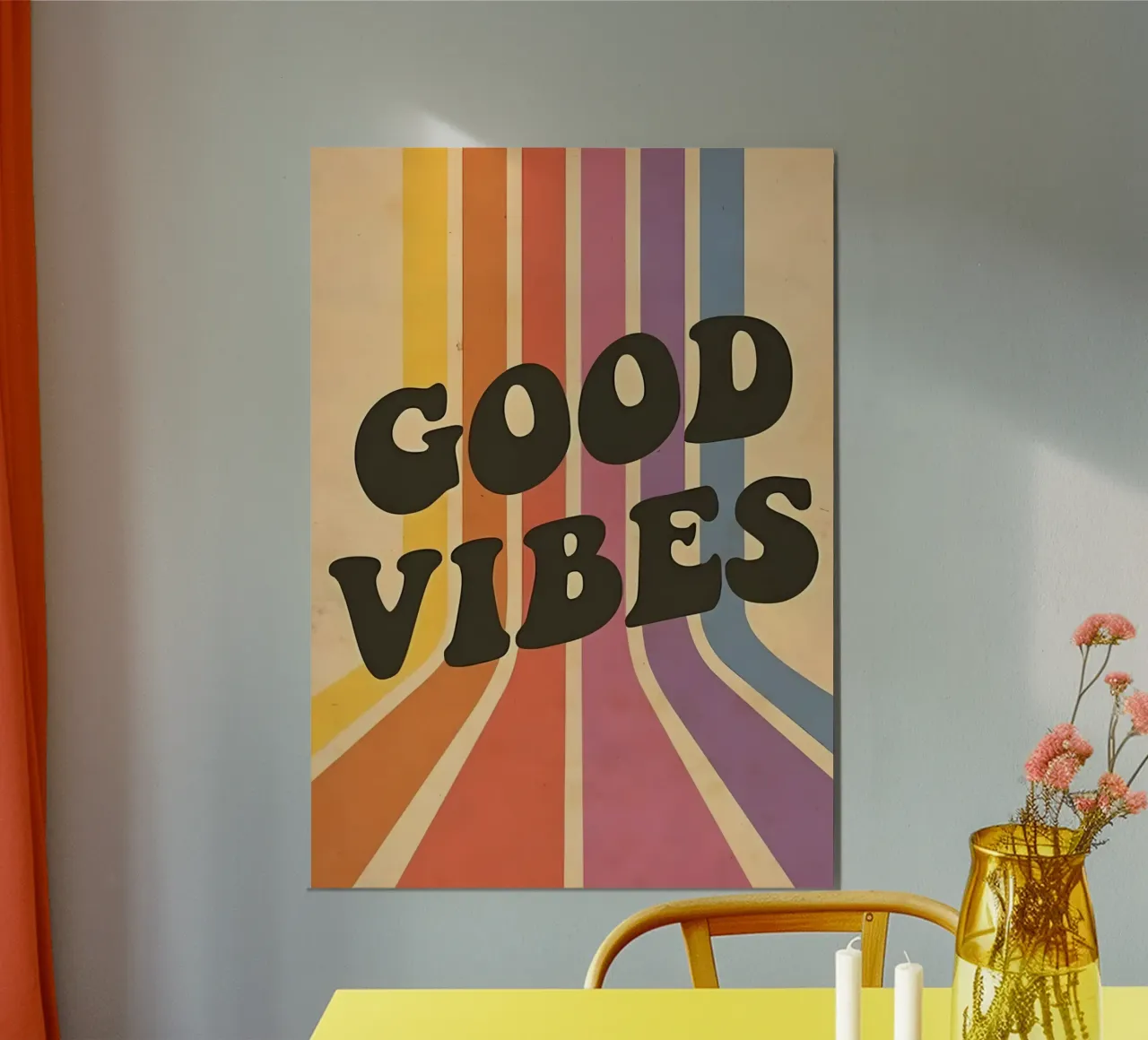 GOOD VIBES poster da Type & Tape