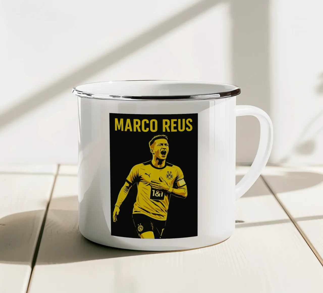 Marco Reus tazza in smalto da Cyberpunk Canvas