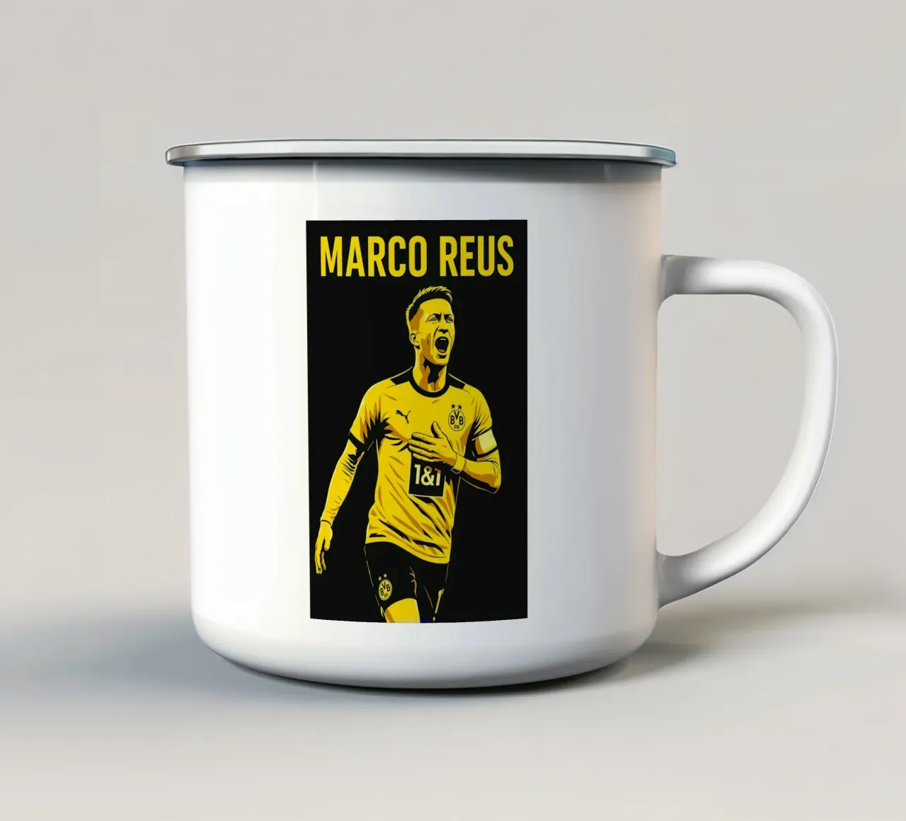 Marco Reus tazza in smalto da Cyberpunk Canvas